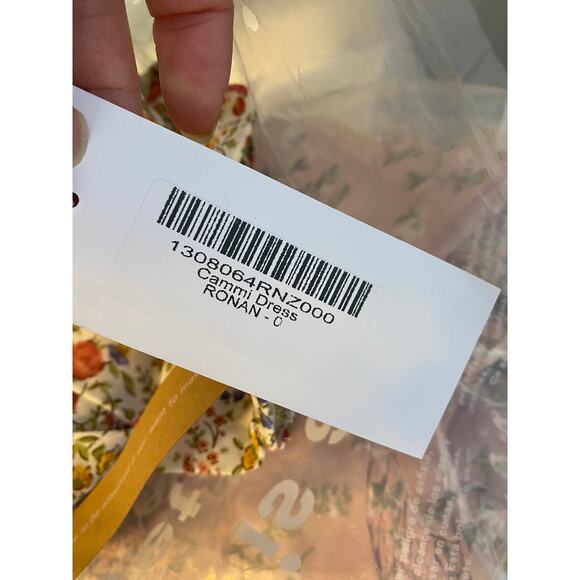 Reformation NWT Cammi Mini Dress in Ronan 0 - Picture 9 of 10